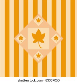 cute autumn leaf background
