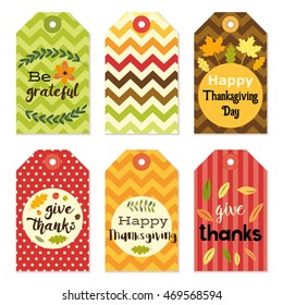 Cute autumn and Thanksgiving gift tags bundle