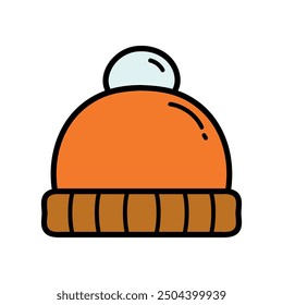 Cute autumn theme icon vector