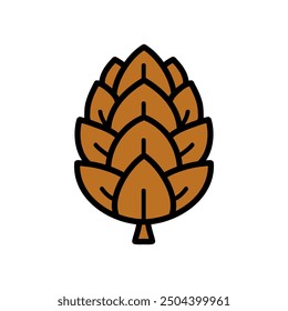 Vector lindo del icono del tema del otoño