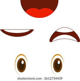 Cute Avatar Face Collection Vector
