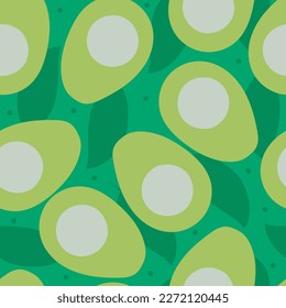 Cute avocado childish repeating pattern