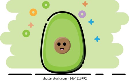 Cute avocado design with MBE Style