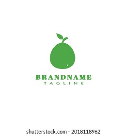 diseño de icono de dibujos animados de frutas agudas modelo de diseño de imagen vectorial moderno