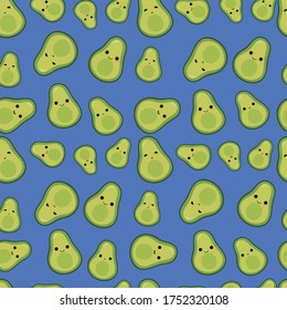 Patrón de aguacate suave. Swatch Incluido.