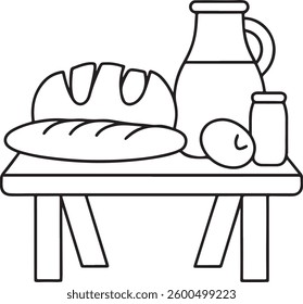 Cute Avocado and Toast Coloring Page – Kawaii Food Friends – Fun and Easy Printable Outline for Kids and Adults – Adorable Breakfast Art for Creativity