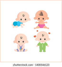 cute babies in some actions
