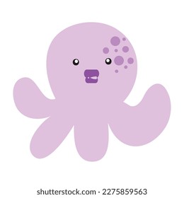 Cute Baby Animal Face Illustration. Exotic and cute animal face. Characters portrait cute animal face on white background.