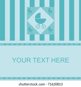 cute baby arrival frame