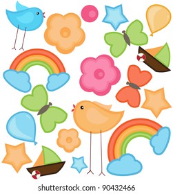 Cute baby background