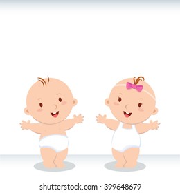 Cartoon Twin Baby Boys High Res Stock Images Shutterstock