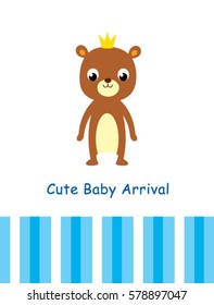 cute baby bear arrival