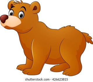 Cute baby bear cartoon stock vector royalty free 426623815