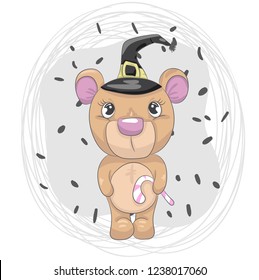 Cute baby bear cartoon hand drawn vector illustration. Can be used for baby t-shirt print, fashion print design, children wear, baby shower celebration, greeting and invitation card.