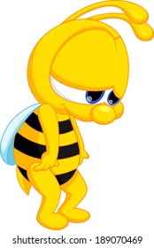 Cute baby bee cartoon