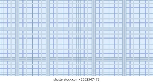 Cute Baby Blue Oblique Checkered Crisscross Grid Line Pattern in a Seamless Pattern
