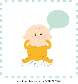 cute baby boy.vector illustration