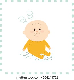 cute baby boy.vector illustration