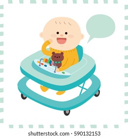 Download Baby Walker Images, Stock Photos & Vectors | Shutterstock