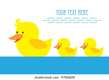 cute baby card. vector illustration