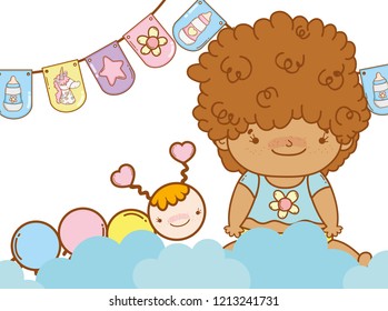 Cute baby cartoon
