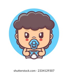 tira cómica linda con controlador de juegos. ilustración vectorial, mascota, icono, pegatina.