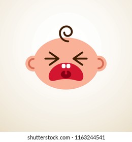 1,600 Emoji baby crying Images, Stock Photos & Vectors | Shutterstock