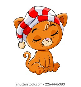 Cute baby cat funny happy