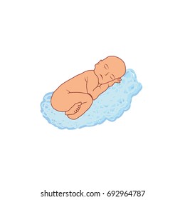 cute baby clip art vector