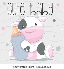 Cartoon Baby Cow Hd Stock Images Shutterstock