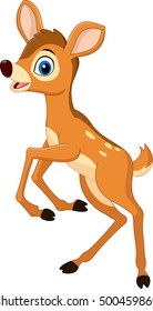 Cute baby deer cartoon