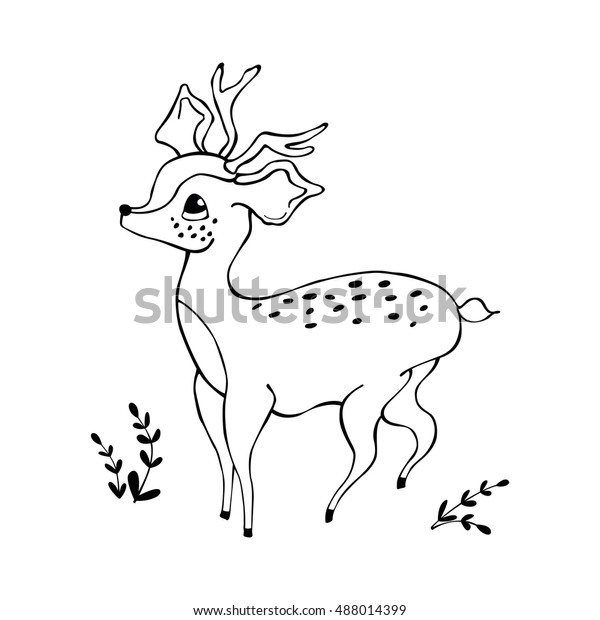 54+ Coloring Book Deer Pictures Picture HD