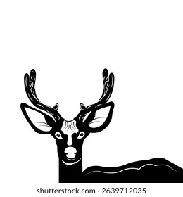 a cute baby deer vector illustration