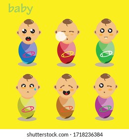 Cute Baby Design Illustration Vector
