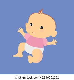 cute baby baby in diaper