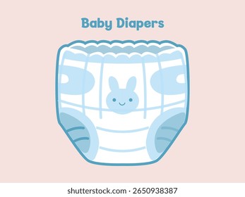 fraldas para bebês bonitas, ilustrações de fraldas bonitas