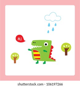 cute baby dinosaur
