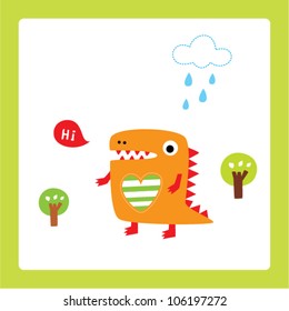 cute baby dinosaur