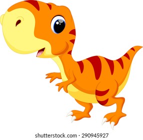 Cute Baby Dinosaur Cartoon