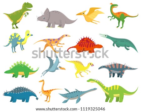 Cute Baby Dinosaur Dinosaurs Dragon Funny Stock Vector (Royalty Free ...