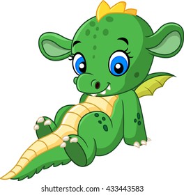 Cute baby dragon