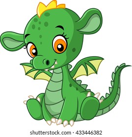 Cute baby dragon