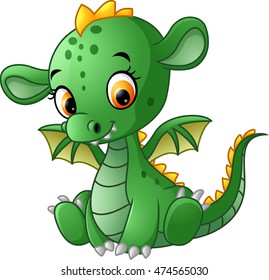 Cute baby dragon