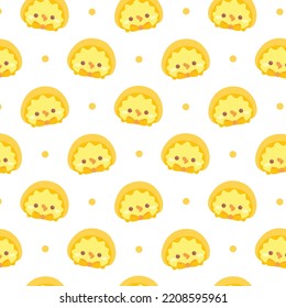 Cute Baby Duck Doodle Seamless Pattern For Nursery  Pattern And Wallpaper