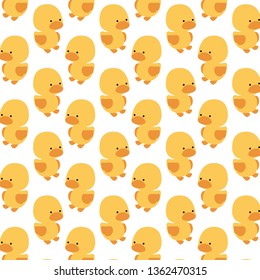 Cute baby duck pattern