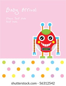cute baby egg robot