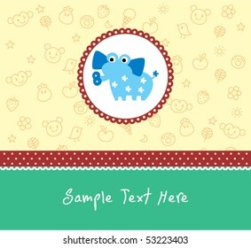 cute baby elephant