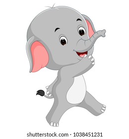 cute baby elephant cartoon