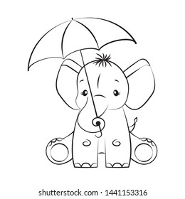 Free Free 80 Elephant With Umbrella Svg SVG PNG EPS DXF File