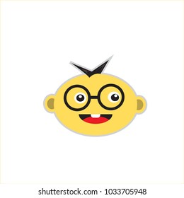 cute baby face design
